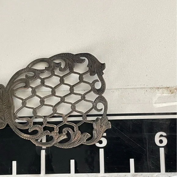 Sterling silver 1900’s Hair Comb Peinetta Accessory - Picture 7 of 16